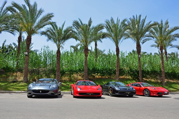 Ferrari Lebanon Gathering at Edde Sands